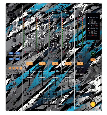 Pioneer DJ DJM 800 Skin Sparkasm Blue Light